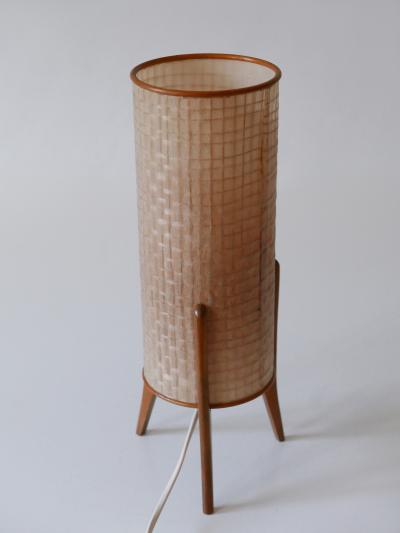 Extremely rare minimalistic Mid Century Modern Table Lamp Germany 1960s