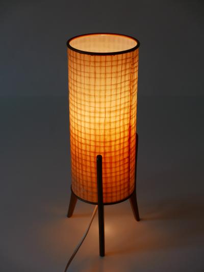 Extremely rare minimalistic Mid Century Modern Table Lamp Germany 1960s