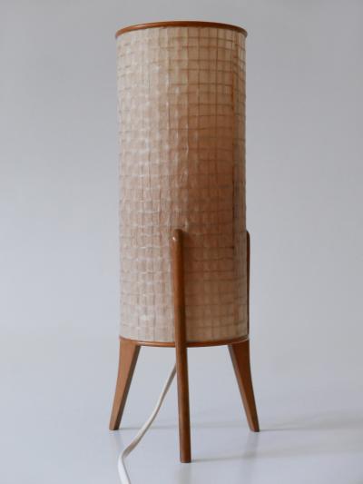 Extremely rare minimalistic Mid Century Modern Table Lamp Germany 1960s