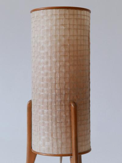 Extremely rare minimalistic Mid Century Modern Table Lamp Germany 1960s