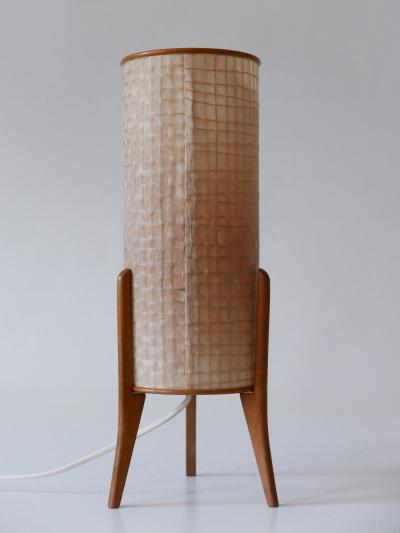 Extremely rare minimalistic Mid Century Modern Table Lamp Germany 1960s