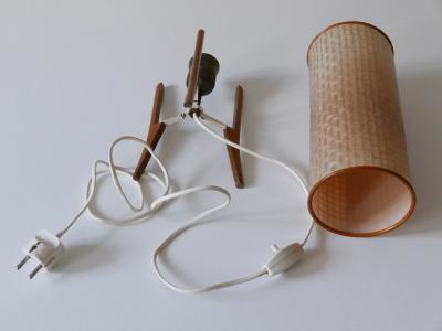 Extremely rare minimalistic Mid Century Modern Table Lamp Germany 1960s