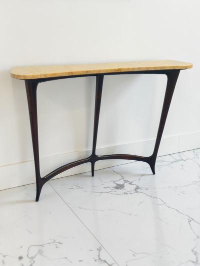 Ezio Minotti Italian Mid Century Console Table designed by Ezio Minotti in 1950s 