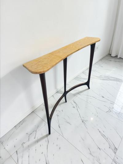 Ezio Minotti Italian Mid Century Console Table designed by Ezio Minotti in 1950s 