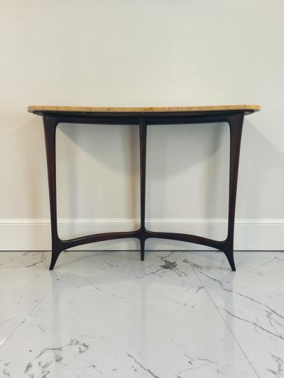 Ezio Minotti Italian Mid Century Console Table designed by Ezio Minotti in 1950s 