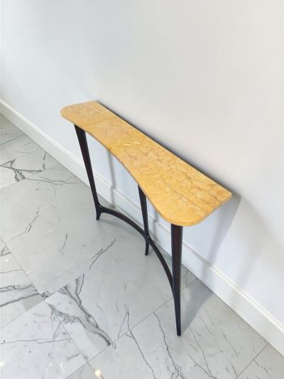 Ezio Minotti Italian Mid Century Console Table designed by Ezio Minotti in 1950s 