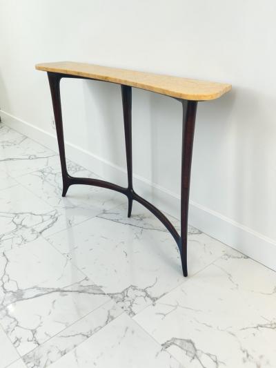 Ezio Minotti Italian Mid Century Console Table designed by Ezio Minotti in 1950s 