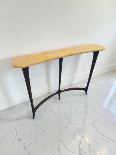 Ezio Minotti Italian Mid Century Console Table designed by Ezio Minotti in 1950s 