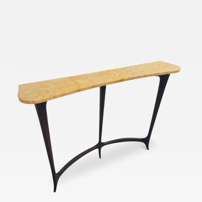 Ezio Minotti Italian Mid Century Console Table designed by Ezio Minotti in 1950s 