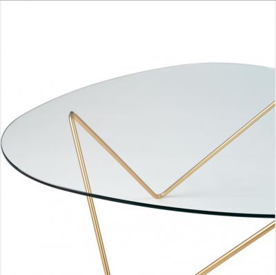 F J Barba Corsini Barba Corsini Pedrera Coffee Table in Brass for Gubi