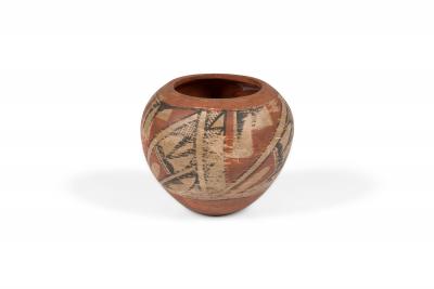 F Toya Jemez Native American Hand Made Small Clay Pot