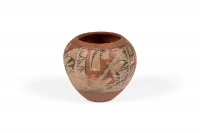 F Toya Jemez Native American Hand Made Small Clay Pot