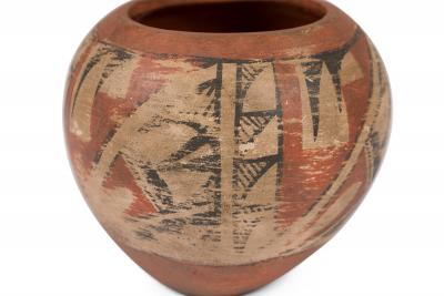 F Toya Jemez Native American Hand Made Small Clay Pot