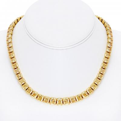 F yellow 18K Yellow Gold Light Yellow Looks Fancy Yellow Necklace