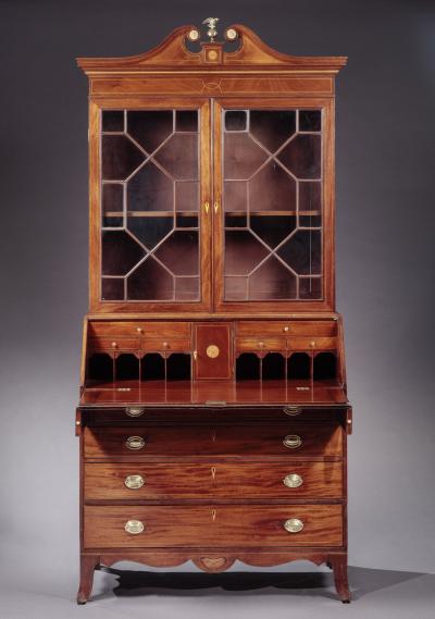 FEDERAL DESK AND BOOKCASE