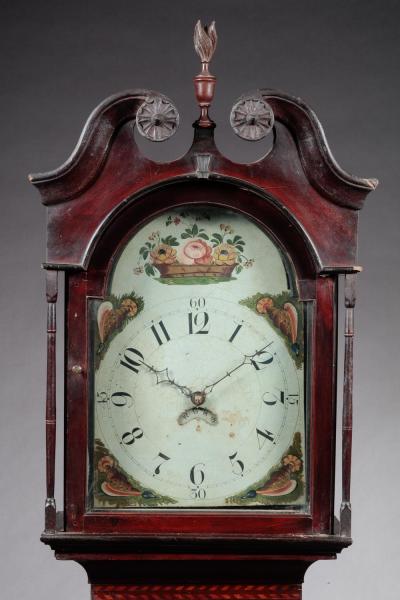 FEDERAL INLAID 30 HOUR TALL CASE CLOCK