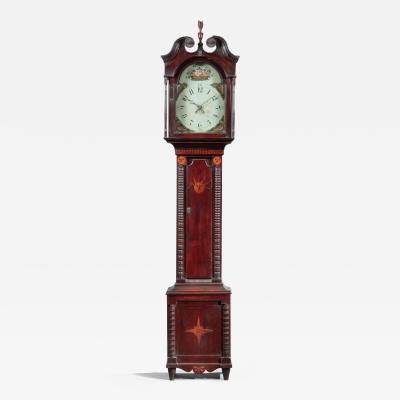FEDERAL INLAID 30 HOUR TALL CASE CLOCK
