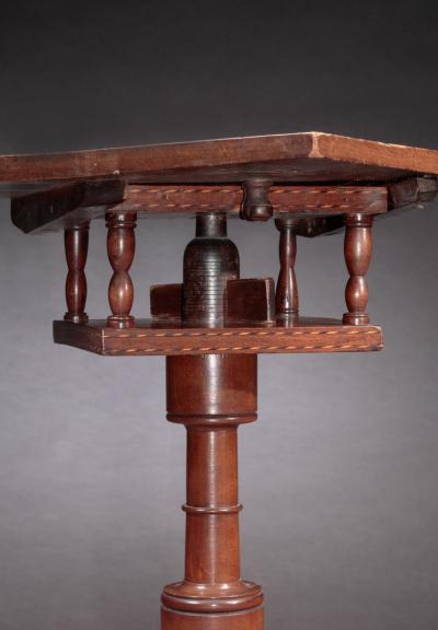 FEDERAL INLAID CANDLESTAND
