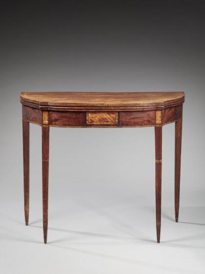 FEDERAL INLAID CARD TABLE