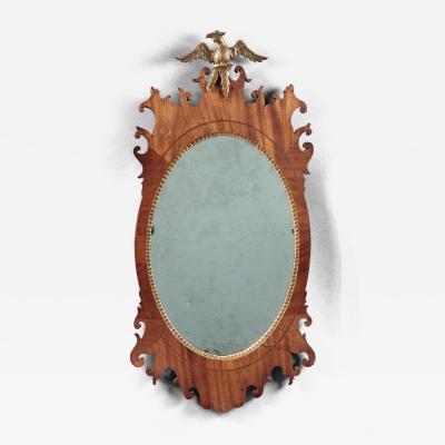 FEDERAL INLAID OVAL MIRROR