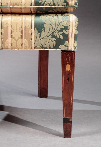 FEDERAL INLAID WING CHAIR