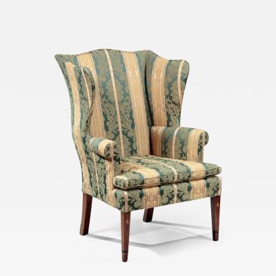 FEDERAL INLAID WING CHAIR