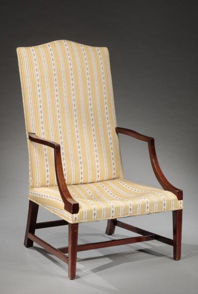 FEDERAL MAHOGANY LOLLING CHAIR