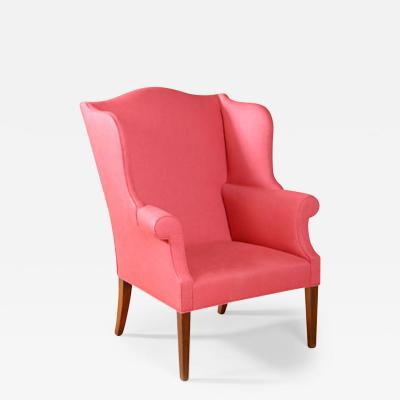 FEDERAL MOLDED STRAIGHT LEG WING CHAIR