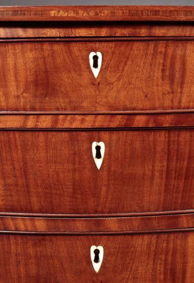 FEDERAL SERPENTINE CHEST Attributed to the Workshop of Judkins and Senter Copy