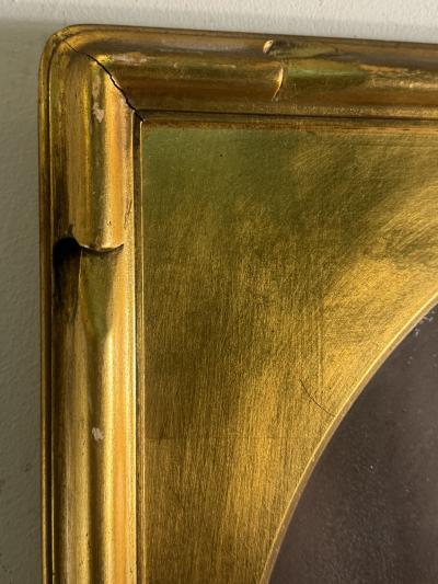 FINE ART NOUVEAU PASTEL PORTRAIT OF LOVELY WOMAN IN GORGEOUS GILT WOOD FRAME