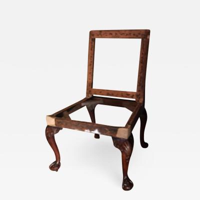 FINE SET OF SIX GEORGIAN CARVED CLAW AND BALL CHAIRS ENGLISH CIRCA 1745