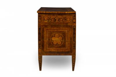 FRANCESCO PREDA FRANCESCO PREDA Italian Neo Class Walnut and Lemonwood Inlaid Commode Chest
