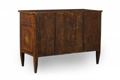 FRANCESCO PREDA FRANCESCO PREDA Italian Neo Class Walnut and Lemonwood Inlaid Commode Chest