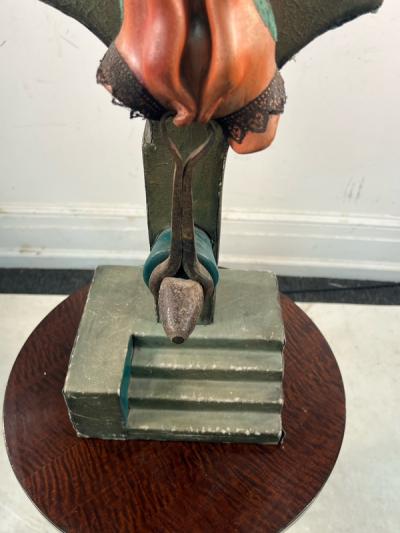 FRED POWELL SURREALIST EROTIC FEMALE NUDE BONDAGE SCULPTURE BY FRED POWELL