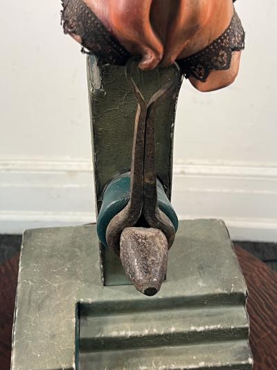 FRED POWELL SURREALIST EROTIC FEMALE NUDE BONDAGE SCULPTURE BY FRED POWELL