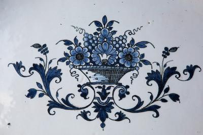 FRENCH 18TH CENTURY OCTAGONAL PLATTER OR SERVING DISH