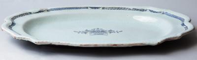 FRENCH 18TH CENTURY OVAL SERVING DISH Circa 1750
