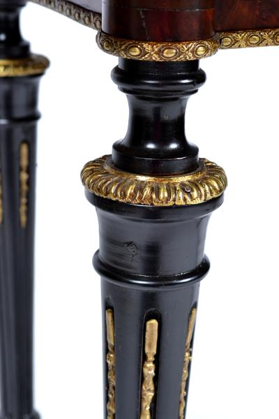 FRENCH 19TH CENTURY LOUIS PHILLIPHE INLAID GAME SIDE TABLE 