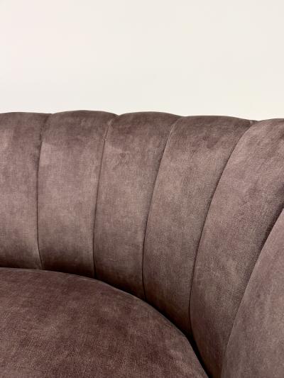 FRENCH ART DECO CHANNELED SOFA