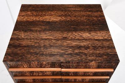 FRENCH ART DECO PALMWOOD BAR CABINET