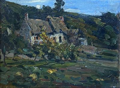 FRENCH EARLY 20TH CENTURY OIL ON BOARD