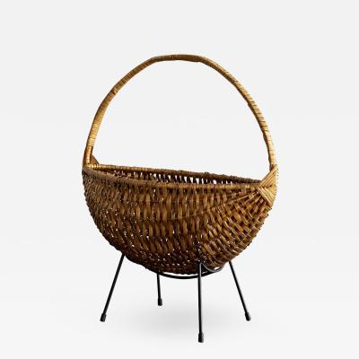 FRENCH WICKER FRUIT BOWL