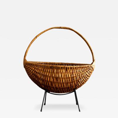 FRENCH WICKER FRUIT BOWL