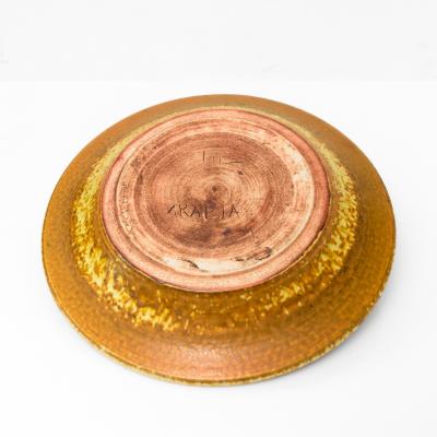 FRIEDL HOLZER KJELLBERG FRIEDL HOLZER KJELLBERG HAND THROW CERAMIC BOWL FOR ARABIA STUDIO FINLAND 1960