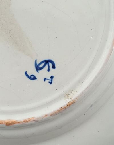 Fa ence Plate with Joan of Arc France 19th century