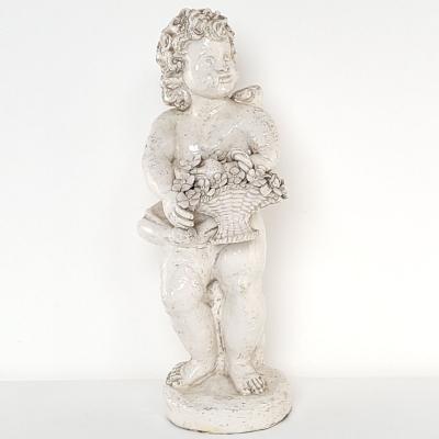 Fa ence Pottery Figures of the Four Seasons Probably Italy circa 1900