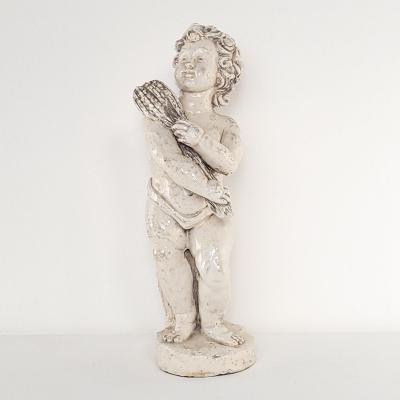 Fa ence Pottery Figures of the Four Seasons Probably Italy circa 1900