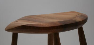 Fabian Fischer Handcrafted Studio Four Legged Stool by Fabian Fischer Germany 2019