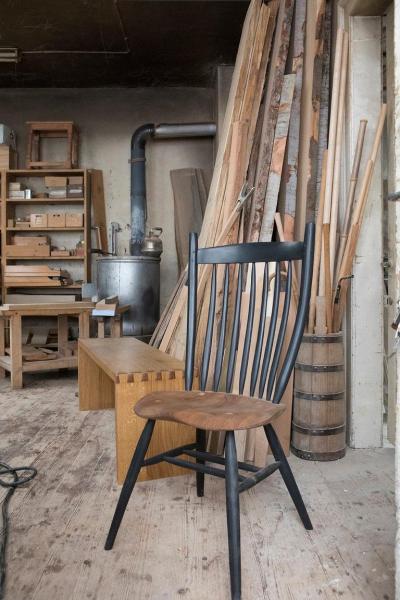 Fabian Fischer Handcrafted Studio Windsor Chair by Fabian Fischer Germany 2019