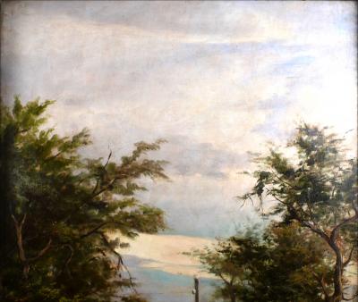 Fabian de la Rosa Filipino Farm Workers in Horse Carriage